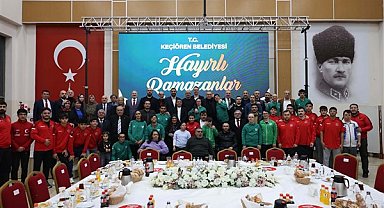 Keçiören'de Ramazan boyunca 450 bin kişi iftar sofrasında buluştu