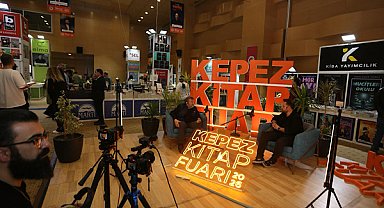 Kepez Kitap Fuarı’nda medya ve içerik üreticileri için yayın stüdyosu kuruldu