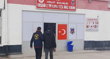 Kırşehir’de 6 yıl 8 ay hapis cezası bulunan şahıs yakalandı
