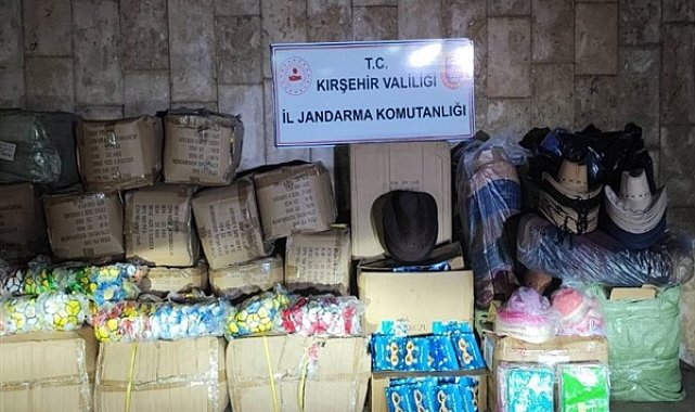 Kırşehir’de kaçak ürün operasyonu