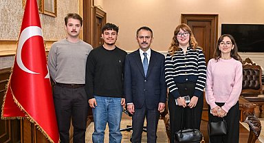 Kocaeli Üniversitesi öğrenci kulüplerinden Vali Aktaş'a ziyaret