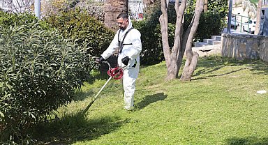 Konak’ın park ve sokaklarında bakım seferberliği sürdürüldü