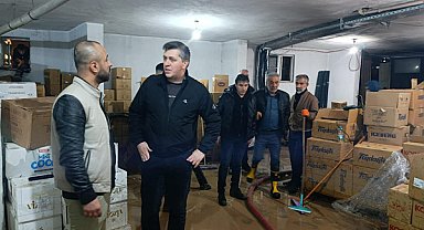 Kurtalan’da sel ve su baskınlarına müdahale devam ediyor