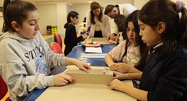 Maltepeli çocuklar, STEM atölyesinde buluştu