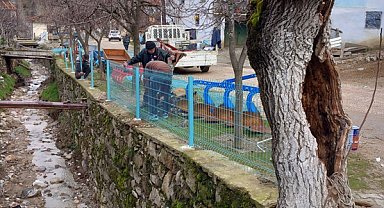 Manisa'da tehlike arz eden dereler güvenli hale getiriliyor