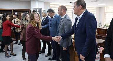 Marmaris'te personel bayramlaşması