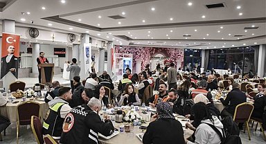 Moto kuryeler Ankara'da iftar programında buluştu