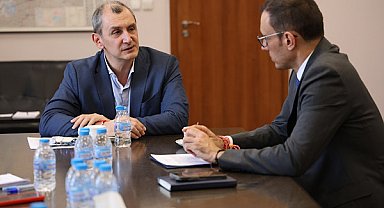 Okoliyski ve Sofya Belediye Başkanı Terziev bir araya geldi