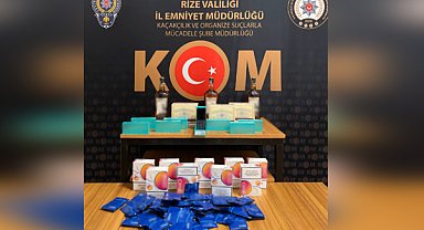 Rize’de kaçakçılık operasyonu