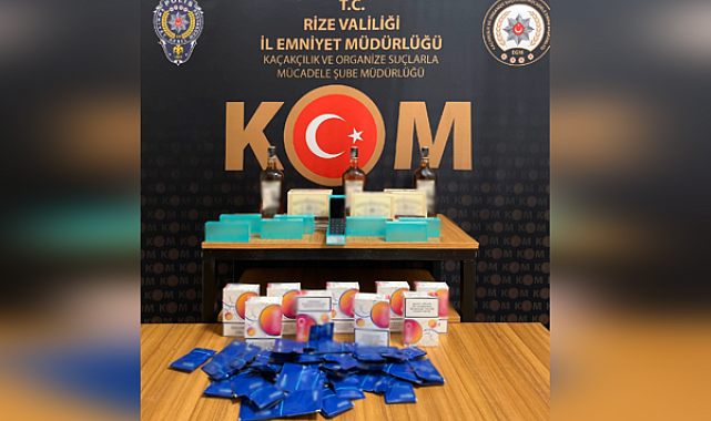 Rize’de kaçakçılık operasyonu