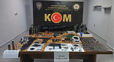 Sakarya’da silah imalathanesine operasyon