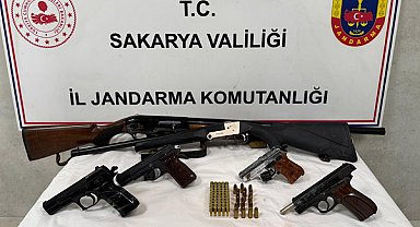 Sakarya’da silah kaçakçılığı operasyonu
