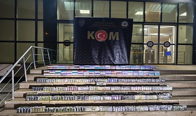 Şanlıurfa’da kaçakçılık operasyonu