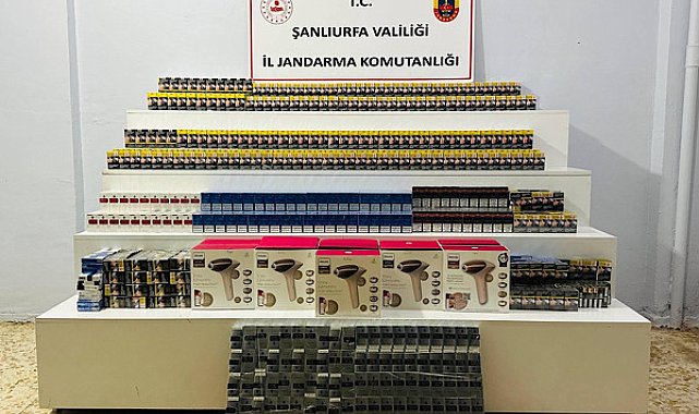 Şanlıurfa’da kaçakçılık operasyonu