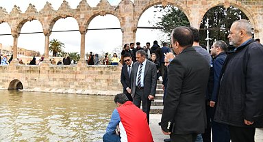 Şanlıurfa Valisi Şıldak, Balıklıgöl Platosu’nda incelemeler yaptı