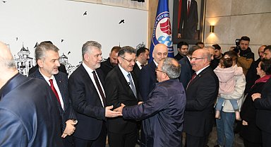 Trabzon'da bayramlaşma töreni düzenledi