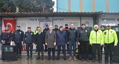 Vali Aktaş, polis ve jandarma uygulama noktalarını ziyaret etti