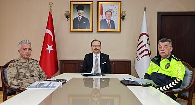 Vali Kızılkaya, Bakan Çiftçi'nin başkanlığındaki toplantıya katıldı