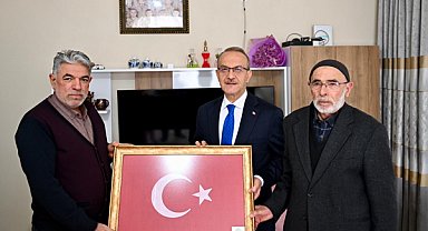 Vali Yavuz, şehit ailelerini ziyaret etti