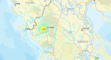 Yunanistan'da deprem