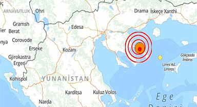 Yunanistan'da deprem