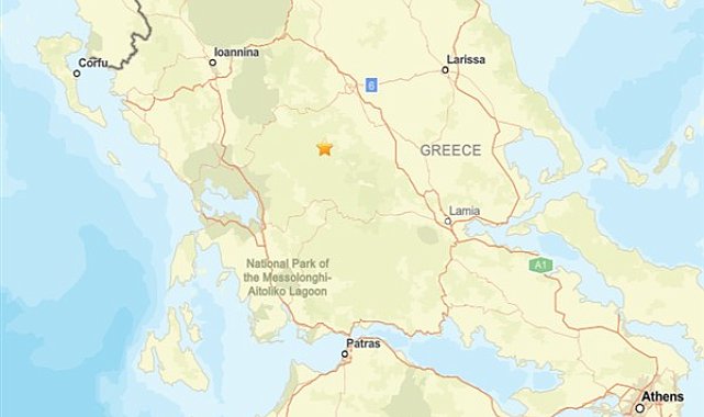 Yunanistan’da deprem