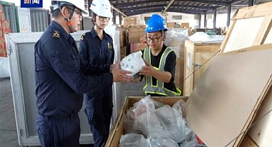 139. Kanton Fuarı’na ilk parti sergi ürünü Türkiye’den geldi