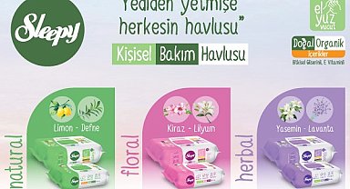 7’den 70’e herkes için yepyeni bir seri: Sleepy Kişisel Bakım Havlusu