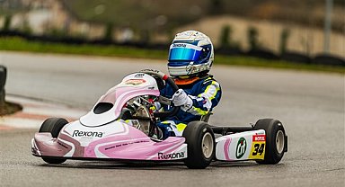 8 yaşındaki Türkiye Karting Şampiyonu, yeni sezon için pistte