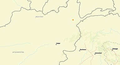 Afganistan'da deprem