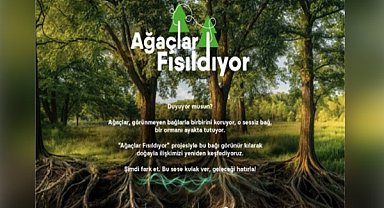 “Ağaçlar Fısıldıyor” projesi ile doğanın sessiz hikayesi gün yüzüne çıkıyor