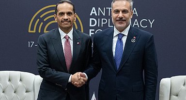 Al Thani, Türkiye Dışişleri Bakanı Fidan ile bir araya geldi