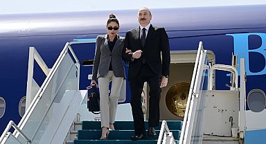 Aliyev, çalışma ziyareti için Türkiye’ye geldi