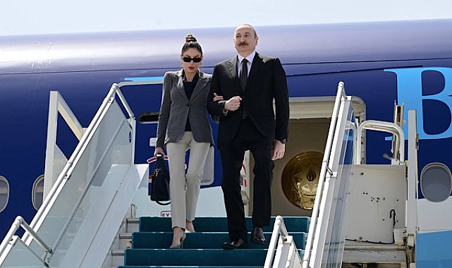 Aliyev, çalışma ziyareti için Türkiye’ye geldi