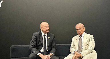 Aliyev, Pakistan İslam Cumhuriyeti Başbakanı Şerif ile görüştü