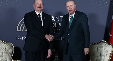Aliyev ve Erdoğan Antalya Diplomasi Forumu’nda bir araya geldi