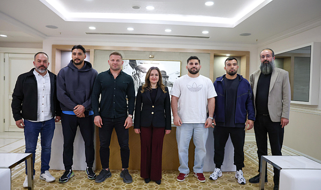 Antalya’da başpehlivanlara sezon öncesi ziyaret