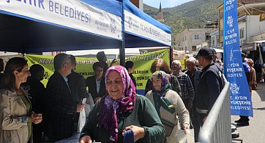 Ata tohumu fideleri ilçelerde dağıtıldı