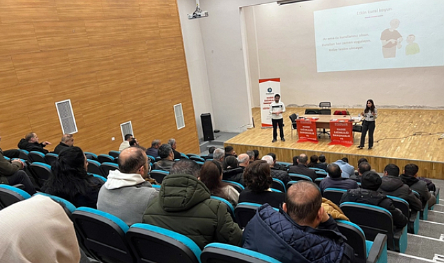 Bağımlılıkla mücadelede ortak eğitim çalışması düzenlendi