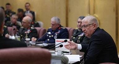 Bakan Güler, başkanlığında TSK komuta kademesi toplandı