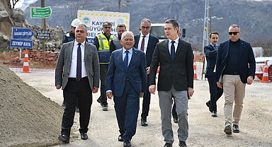 Başkan Büyükkılıç, Sakarçiftliği Mahallesi’nde yürütülen çalışmaları inceledi