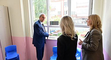 Başkan Kocagöz’den bir günde 4 okul ziyareti 