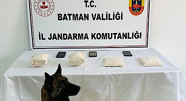 Batman’da 3 kilogram uyuşturucu hammaddesi ele geçirildi