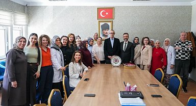 Beşikcioğlu'ndan Halk Eğitim Merkezi’ne ziyaret