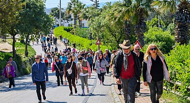 Bodrum’da Kadıkalesi rotasında kültür ve doğa yürüyüşü düzenlendi