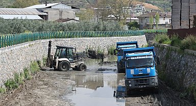 Bursa’nın derelerinde temizlik çalışmaları sürdürülüyor