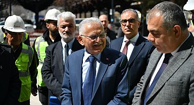 Büyükkılıç, Sahabiye Mahallesi’nde devam eden çalışmaları yerinde inceledi