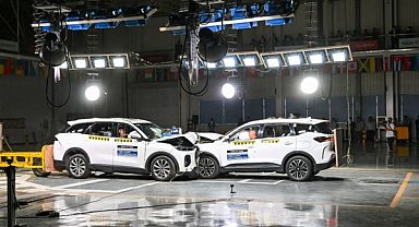 Chery TIGGO9, üç araçlı çarpışma testini başarıyla tamamladı