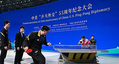 Çin-ABD Ping Pong Diplomasisi’nin 55. yılı için anma toplantısı