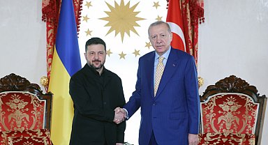 Cumhurbaşkanı Erdoğan, Ukrayna Devlet Başkanı Zelenski ile bir araya geldi
